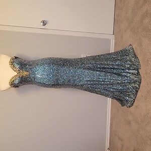 Blush Prom by Alexia Sequined Gown, Size 4
